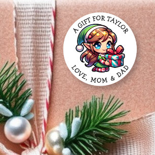 Persoonlijke cadeautag voor jou Kerstcadeau etiket