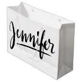Persoonlijke cadeautas met de naam Jennifer (Voorkant Gekanteld)
