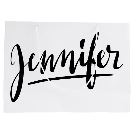 Persoonlijke cadeautas met de naam Jennifer (Achterkant)
