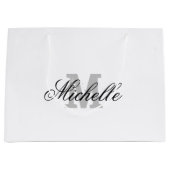 Persoonlijke cadeautas met microscoopnaam (Voorkant)