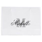 Persoonlijke cadeautas met microscoopnaam (Achterkant)