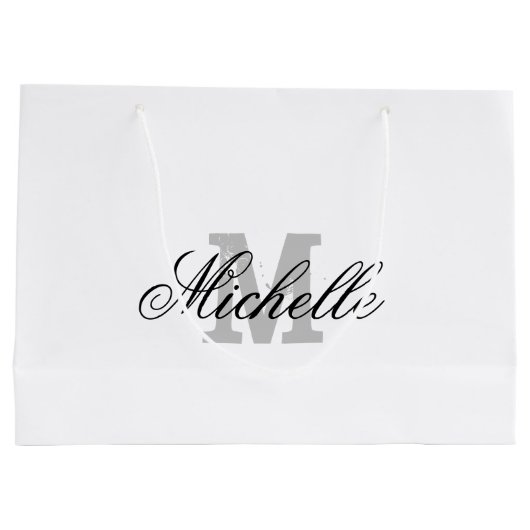 Persoonlijke cadeautas met microscoopnaam (Achterkant)