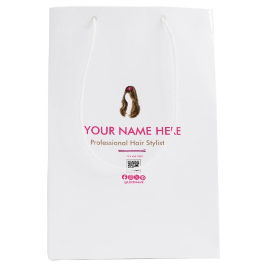 Persoonlijke cadeautas voor kapper (Voorkant)