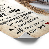 Persoonlijke cadeautjes aan mijn moeder van dochte poster (Hoek)