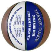 Persoonlijke cadeautjes voor Basketball Coach Basketbal (Verticaal)