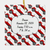 Persoonlijke cadeautjes voor Classic Baby Stat Keramisch Ornament (Voorkant)