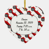 Persoonlijke cadeautjes voor Classic Baby Stat Keramisch Ornament (Voorkant)