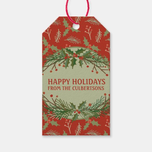 Persoonlijke cadeautjes voor feestdagen Labels Cadeaulabel (Voorkant)