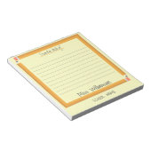 Persoonlijke cadeautjes voor het beoordelen van le notitieblok (Schuin)