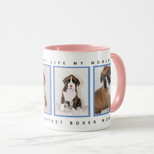 Persoonlijke cadeautjes voor honden - Grootste box Mok (Voorkant rechts)