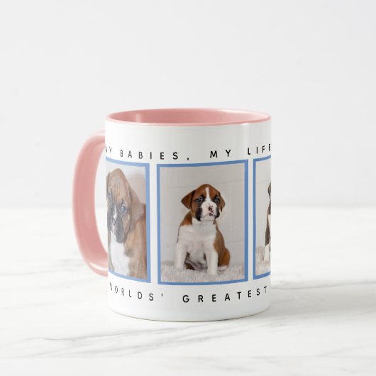 Persoonlijke cadeautjes voor honden - Grootste box Mok (Voorkant links)