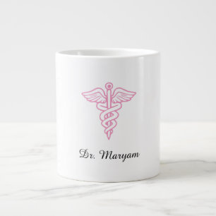 Persoonlijke Caduceus Dokter Koffiemok Grote Koffiekop