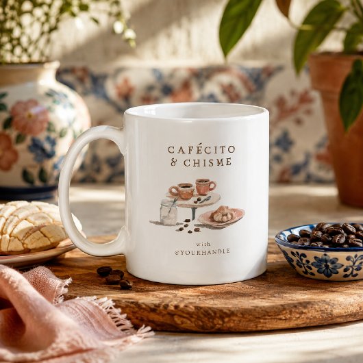 Persoonlijke Cafecito & Chisme koffiemok