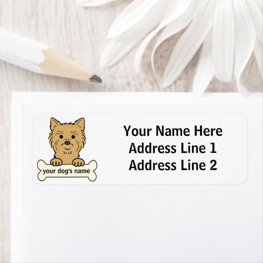 Persoonlijke Caïro Terrier Etiket (Insitu)