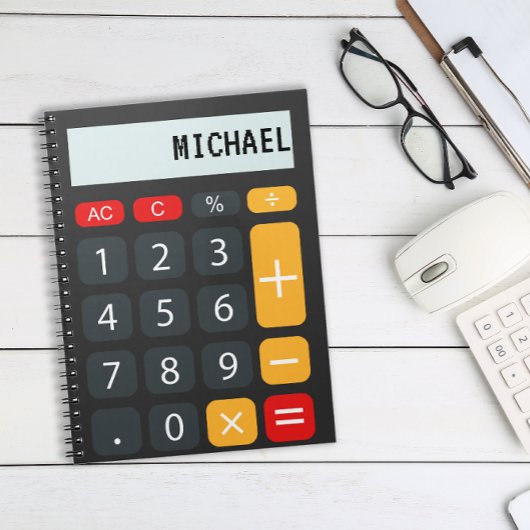Persoonlijke calculator notitieboek