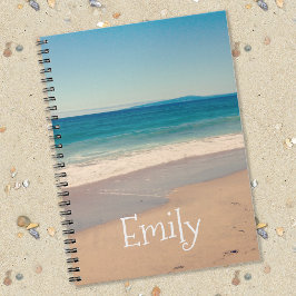 Persoonlijke Californië Vakantie Strand Foto Notitieboek