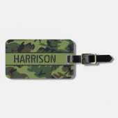 Persoonlijke Camo Bagagelabel (Voorkant horizontaal)