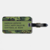 Persoonlijke Camo Bagagelabel (Achterkant horizontaal)