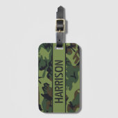 Persoonlijke Camo Bagagelabel (Voorkant (verticaal))