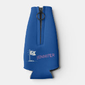 Persoonlijke Camp Bachelorette Flesjeskoeler (Achterkant)