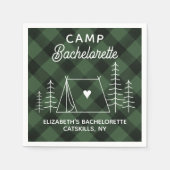 Persoonlijke Camp Bachelorette Servet (Voorkant)