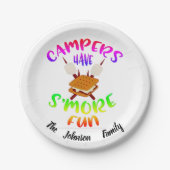 Persoonlijke campers papieren bordje (Voorkant)