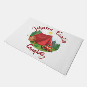 Persoonlijke camping  deurmat (Schuin)