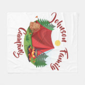 Persoonlijke camping fleece deken (Voorkant (Horizontaal))