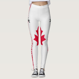 Persoonlijke Canada Liefde Voetbal Leggings