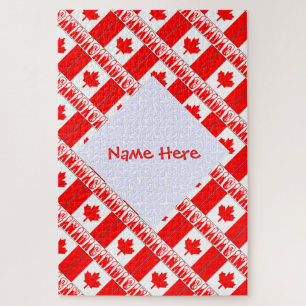 Persoonlijke Canada Vlag Legpuzzel Cadeau