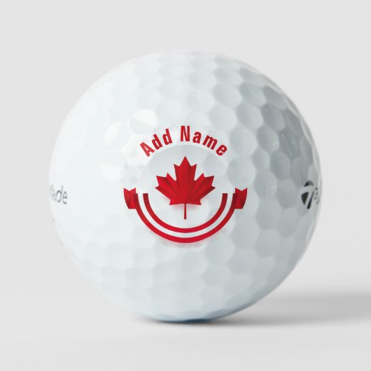 Persoonlijke Canadese Taylor Made TP5 Golf Balls Golfballen (Voorkant)
