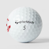 Persoonlijke Canadese Taylor Made TP5 Golf Balls Golfballen (Logo)