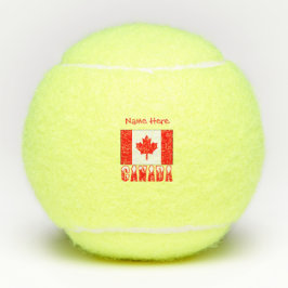 Persoonlijke Canadese vlag patriottisch Tennisballen