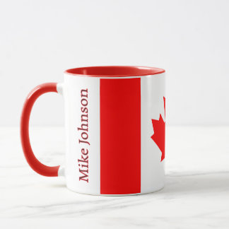 Persoonlijke Canadese Vlag Patriottische Esdoornbl Mok