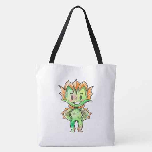 Persoonlijke Canvas tas met Dracula Treat (Achterkant)