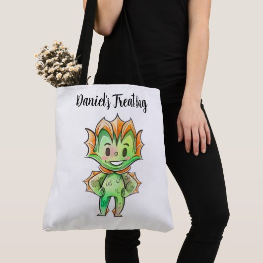Persoonlijke Canvas tas met Dracula Treat (Dichtbij)