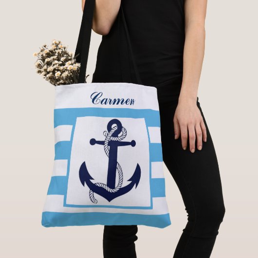 Persoonlijke Canvas tas - naar het strand! (Dichtbij)