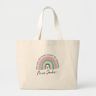 Persoonlijke Canvas Tas voor Leraren, Leraar Naam