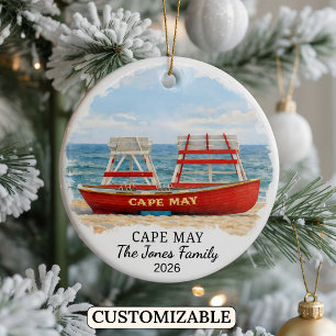 Persoonlijke Cape May Versiering, Aangepast New Je Keramisch Ornament