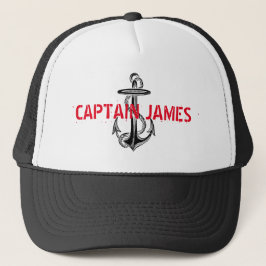 Persoonlijke Captain Black Vintage Anker Trucker Pet