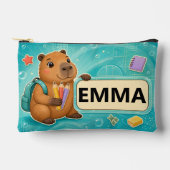 Persoonlijke Capybara Rugzak Charme Sleutelhanger (Voorkant)