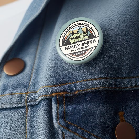 Persoonlijke caravan Adventures Ronde Button 3,2 Cm