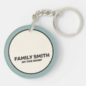 Persoonlijke caravan Adventures Sleutelhanger (Achterkant)