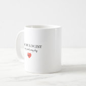 Persoonlijke cardioloog redt elke dag hart koffiemok (Voorkant links)