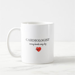 Persoonlijke cardioloog redt elke dag hart  koffiemok