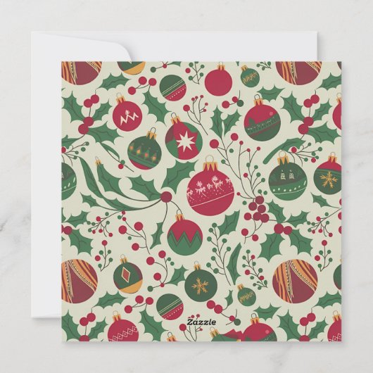 Persoonlijke Cartoon Familie Kerstkaart (Achterkant)