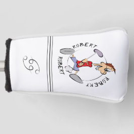 Persoonlijke Cartoon Golfer Driver Hoofddeksel Golfheadcover