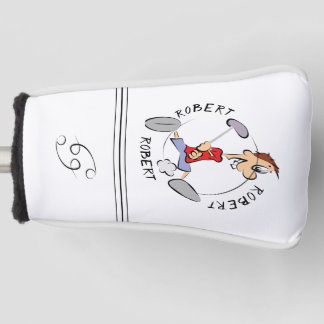 Persoonlijke Cartoon Golfer Driver Hoofddeksel Golfheadcover