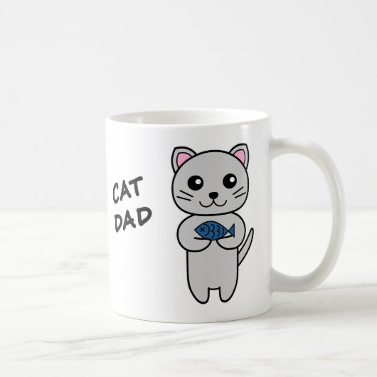Persoonlijke CAT DAD Koffiemok (Rechts)