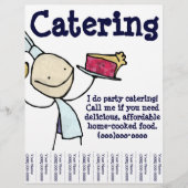 Persoonlijke catering flyer (Voorkant)